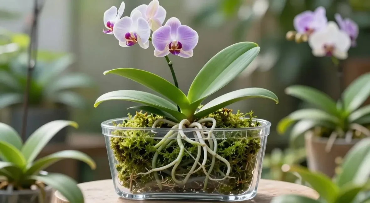 Vaso Transparente Ajuda no Cultivo da Orquídea?