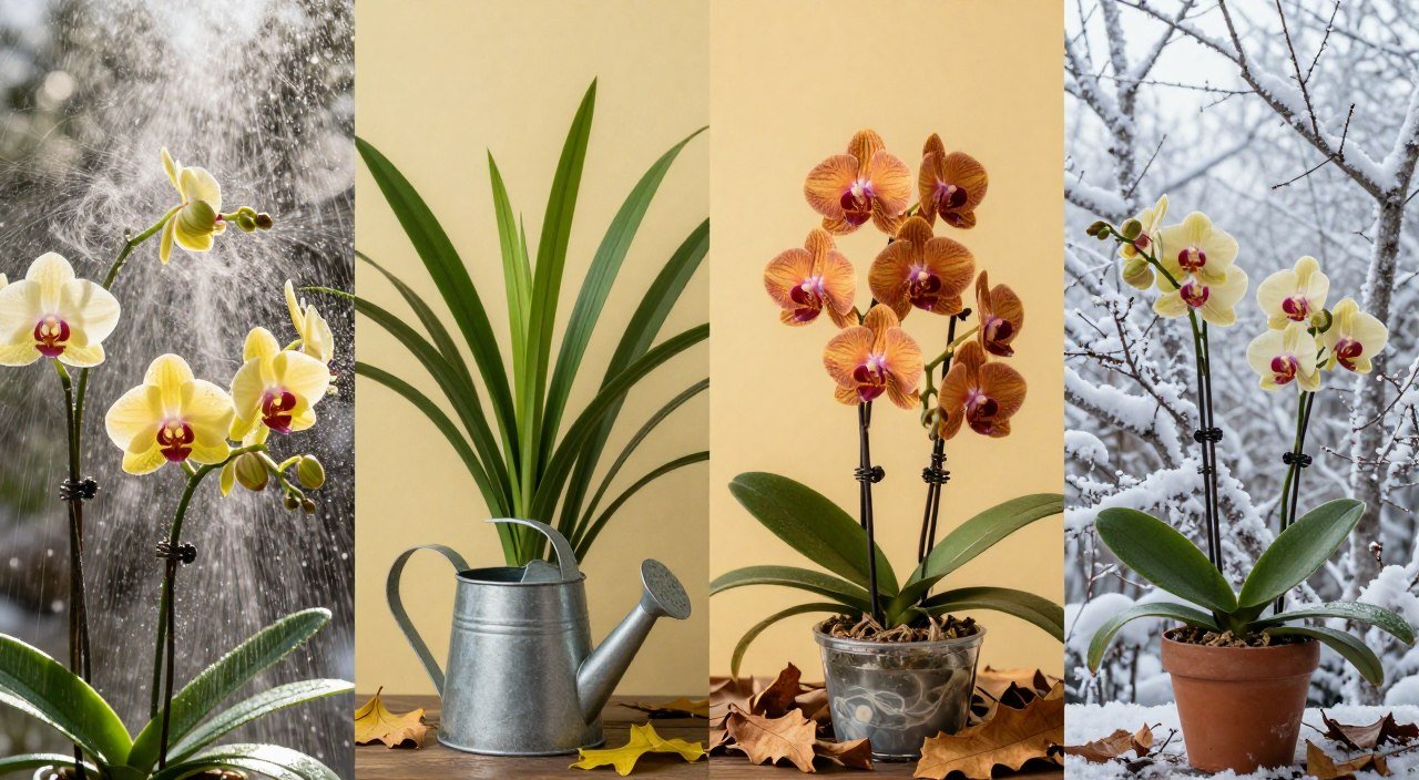 Como Adaptar a Rega das Orquídeas em Cada Estação do Ano