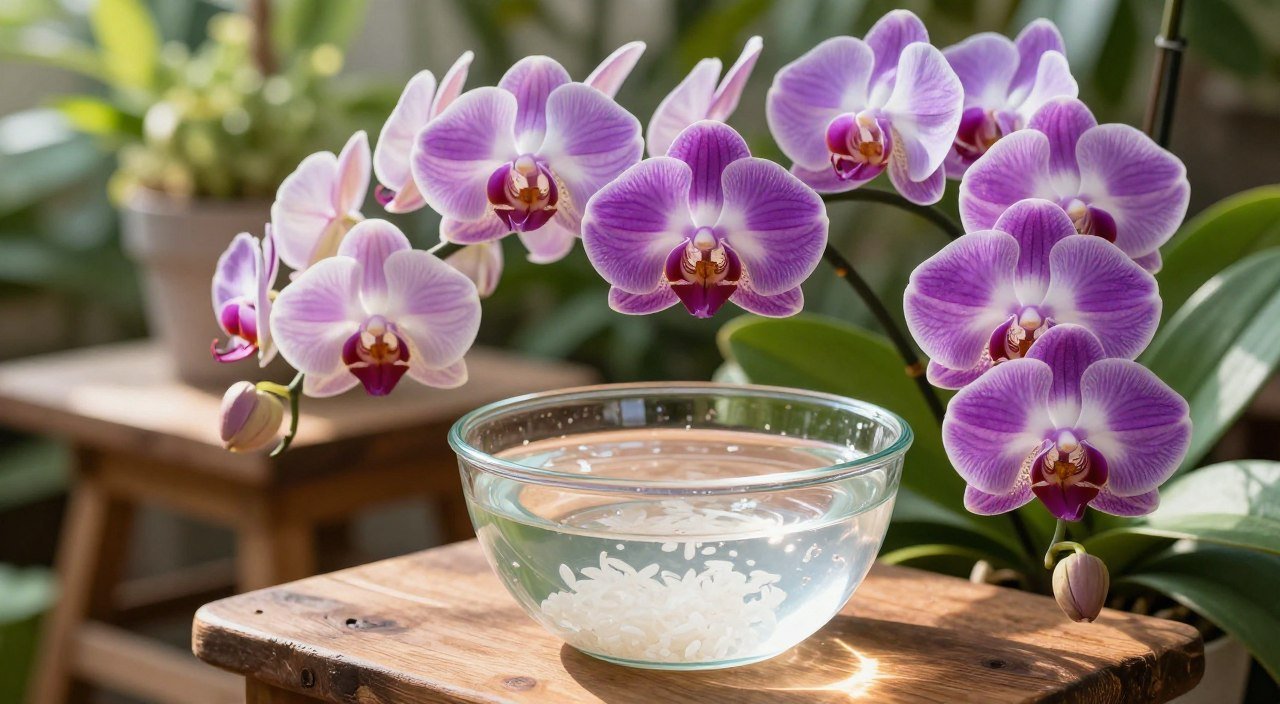 O Segredo Da Água De Arroz Que Está Deixando Orquídeas Mais Fortes