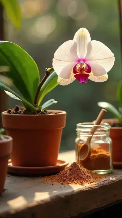 Canela salva orquídeas aprenda o truque