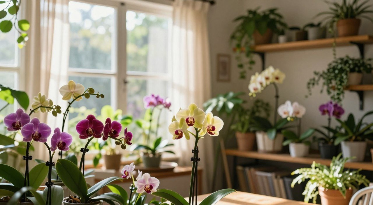 Iluminação Natural para Orquídeas em Casa